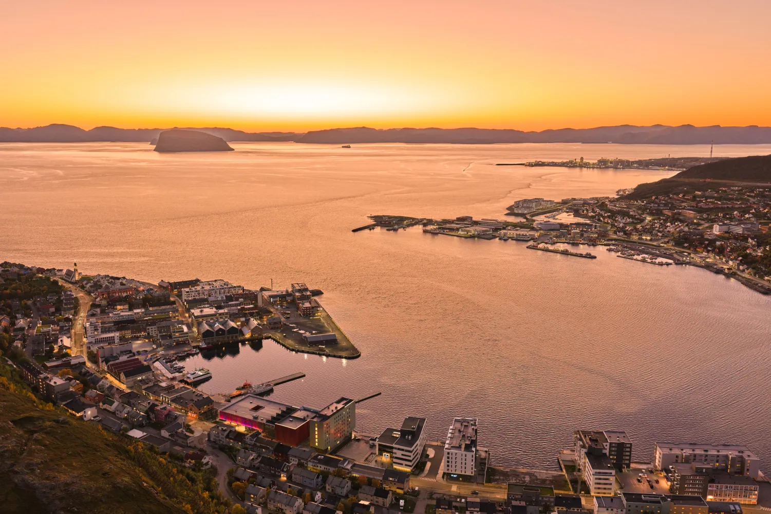 Evening view from Hammerfest