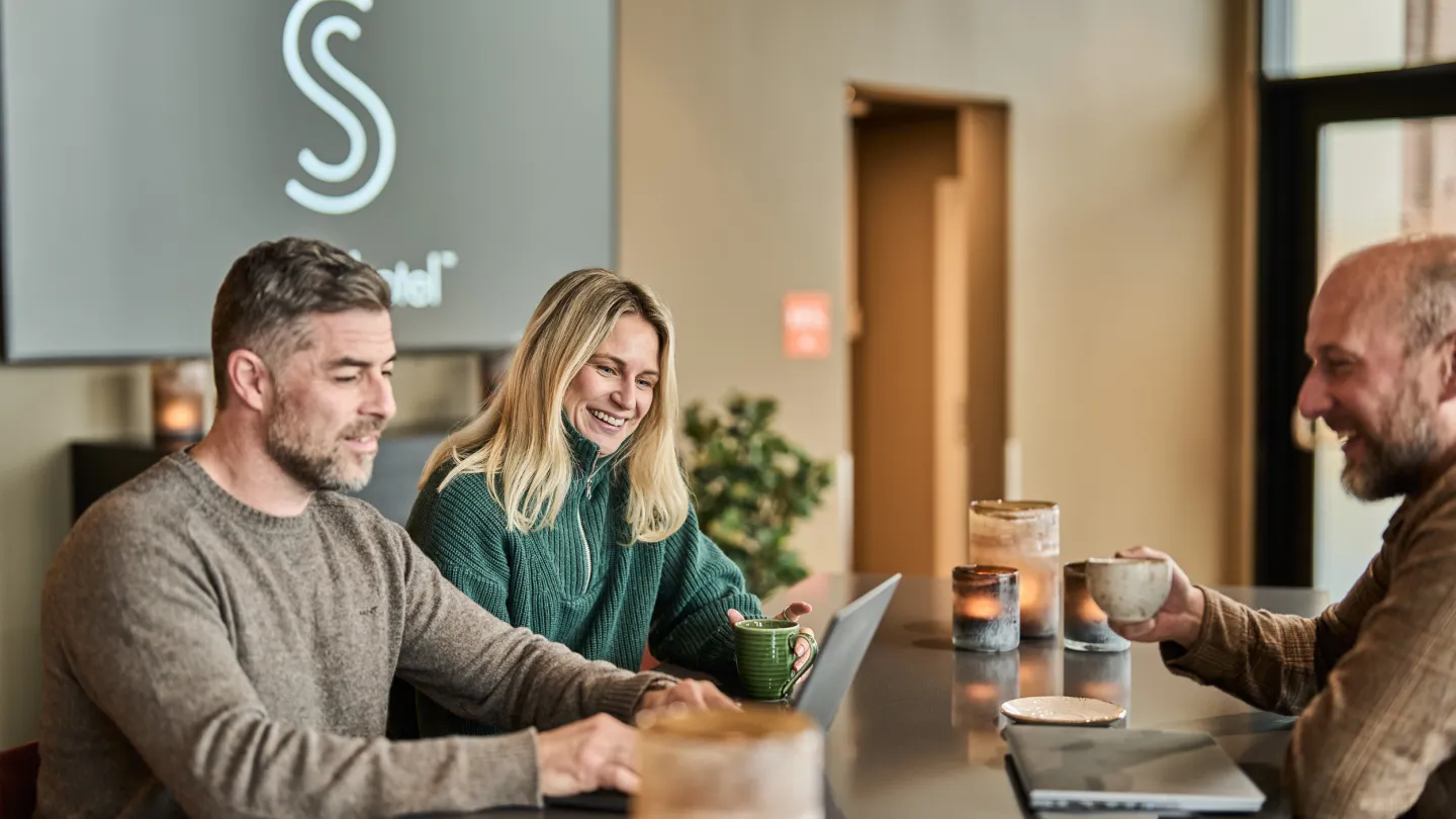 Workspace lobby Smarthotel Bodø